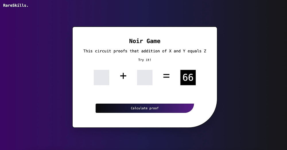 ZK-addition-dapp with Noir and Nextjs
