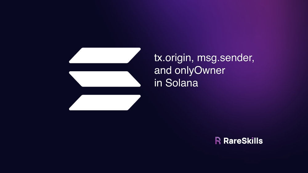 Tx.origin, msg.sender, and onlyOwner in Solana: identifying the caller
