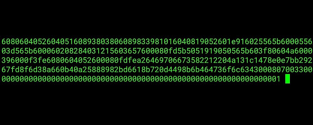 Ethereum smart contract creation code