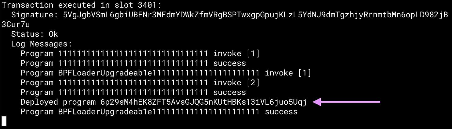 Screenshot for Anchor test