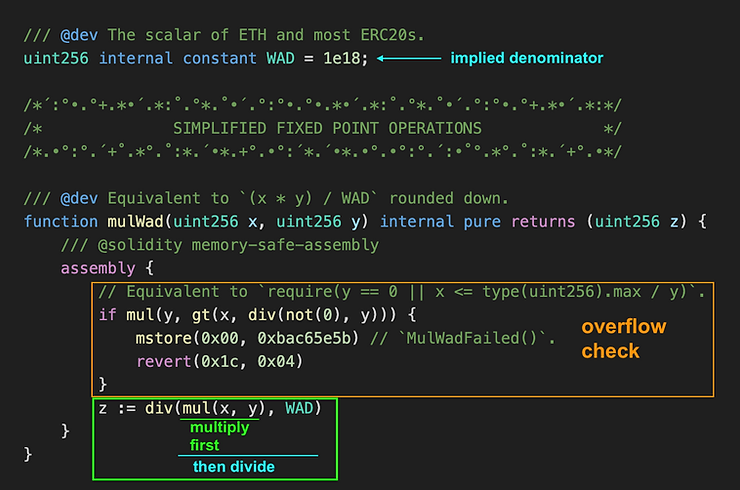 solady mulwad function code