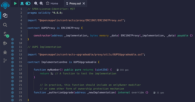 Insecure Implementation of the UUPS Upgradeable contract (For testing purposes)