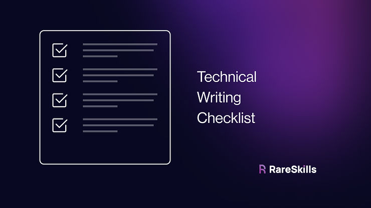 An image of a completed checklist and the text ""