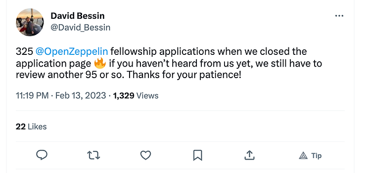 OpenZeppelin Smart contract auditor job application