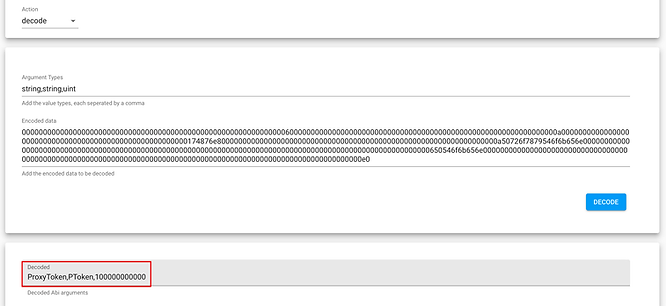 decoding proxy token