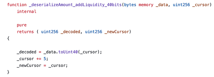 data serialization function from the solid grinder tool