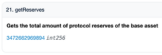 getReserves showing 3.47 million dollars on Etherscan