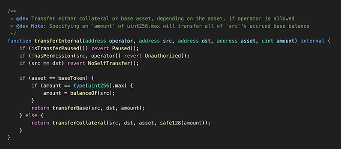transferInternal()